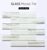 Azulejo de mosaico de cristal de diamante de mosaico de espejo para decoración de pared