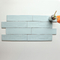 El ladrillo impermeable de la pared del protector contra salpicaduras teja color azul cielo